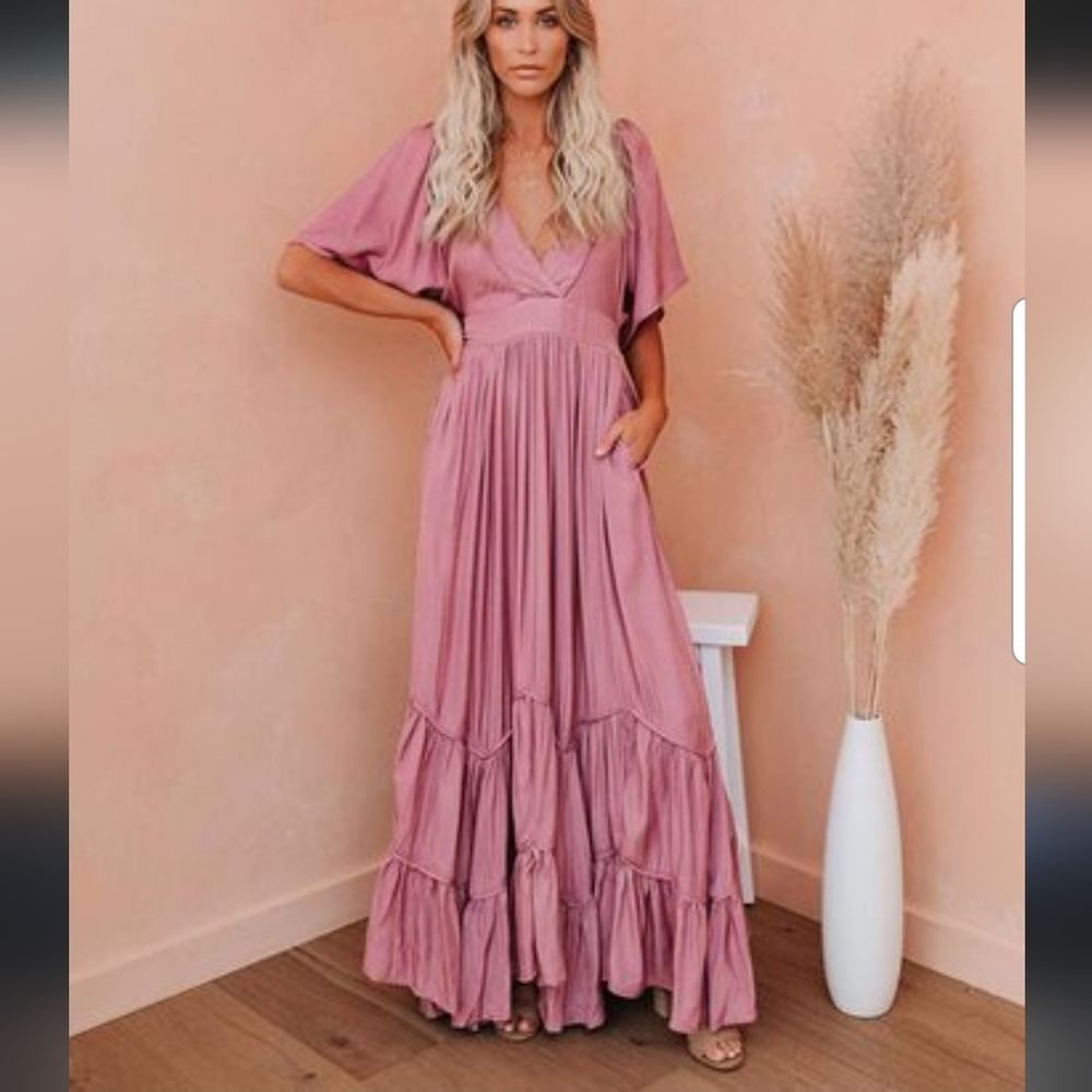 Storia Pink Maxi Dress